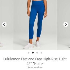 Lululemon Fast & Free Leggings 4